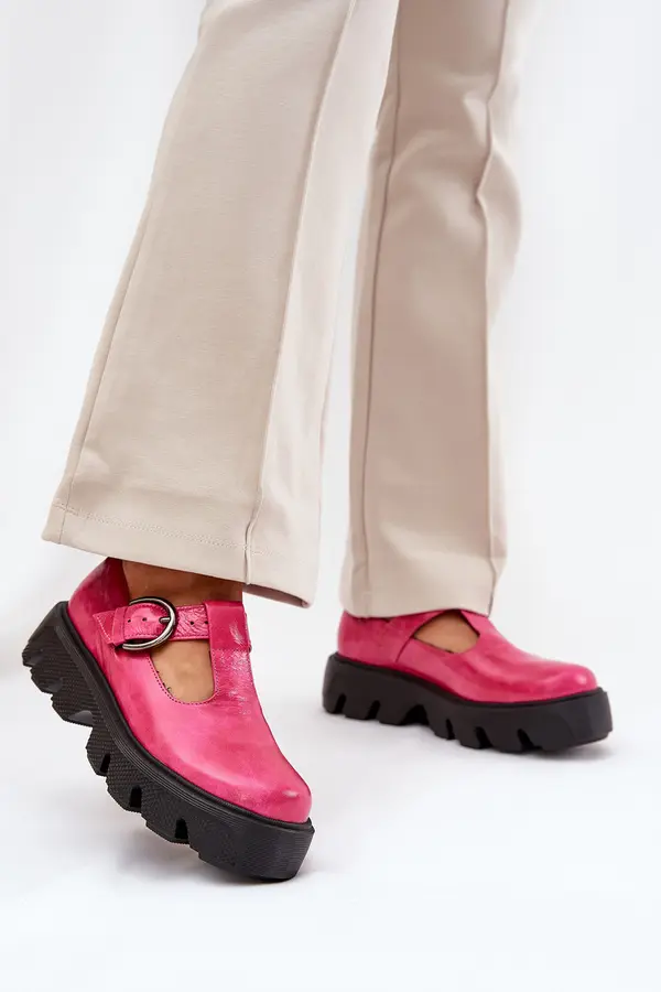 Zazoo Patent Leather Shoes With Buckle Zazoo