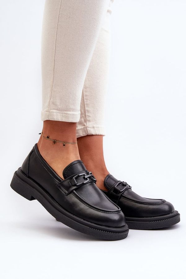 PE1 PE1 Black Women's Leather Moccasins Keelana