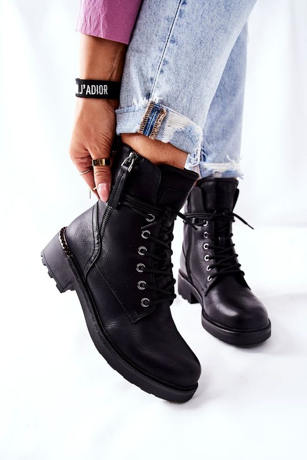 PE1 PE1 High boots Workers With Sliders Black Maisa