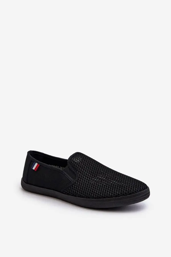 EVENTO PE1 Men's Lace-up Sneakers Trainers Black Koboru
