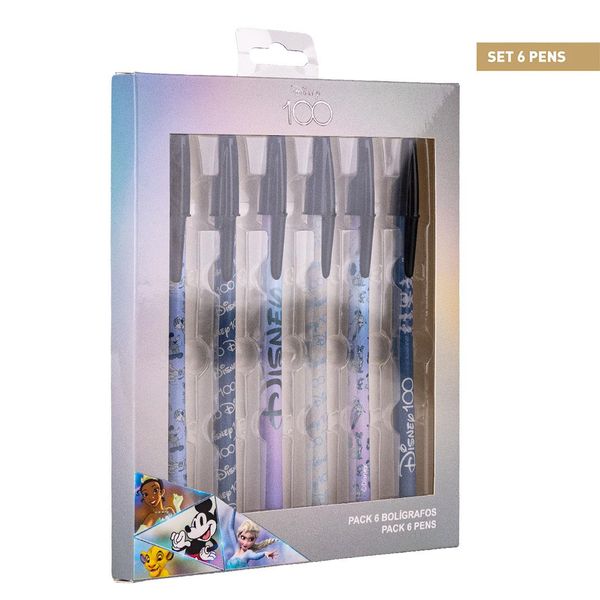 DISNEY 100 PEN PACK X6 DISNEY 100