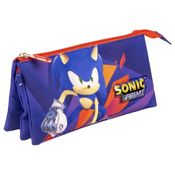 SONIC PRIME PENCIL CASE 3 COMPARTIMENTOS SONIC PRIME