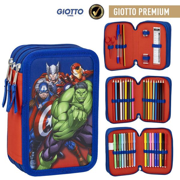AVENGERS PENCIL CASE WITH ACCESSORIES GIOTTO AVENGERS