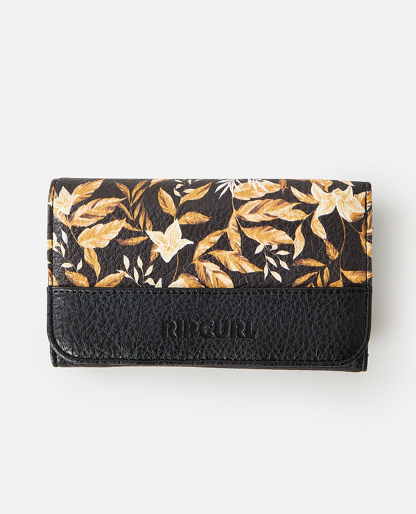 Rip Curl Peněženka Rip Curl MIXED FLORAL MID WALLET Black