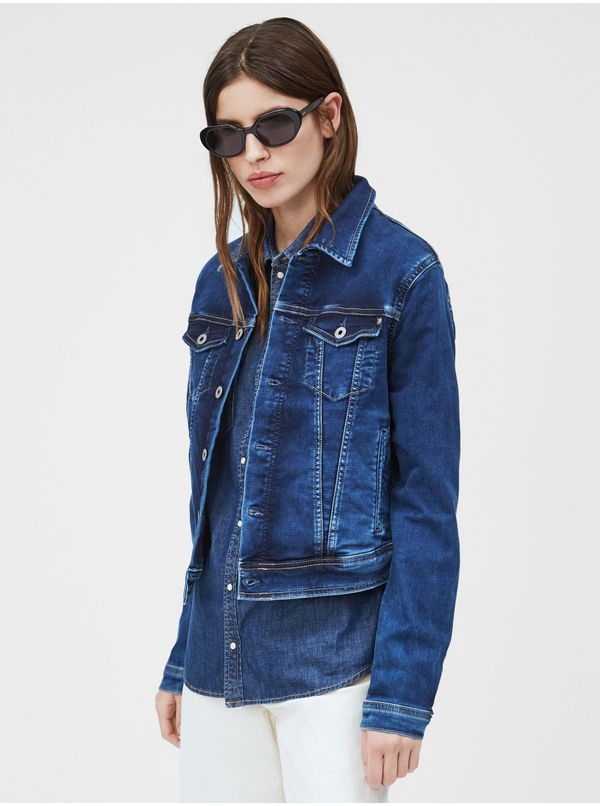 Pepe Jeans Pepe Jeans Core Blue Denim Jacket - Women