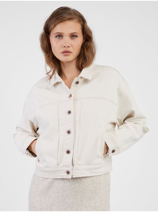 Pepe Jeans Pepe Jeans Foxy Cream Women's Denim Jacket - Women's