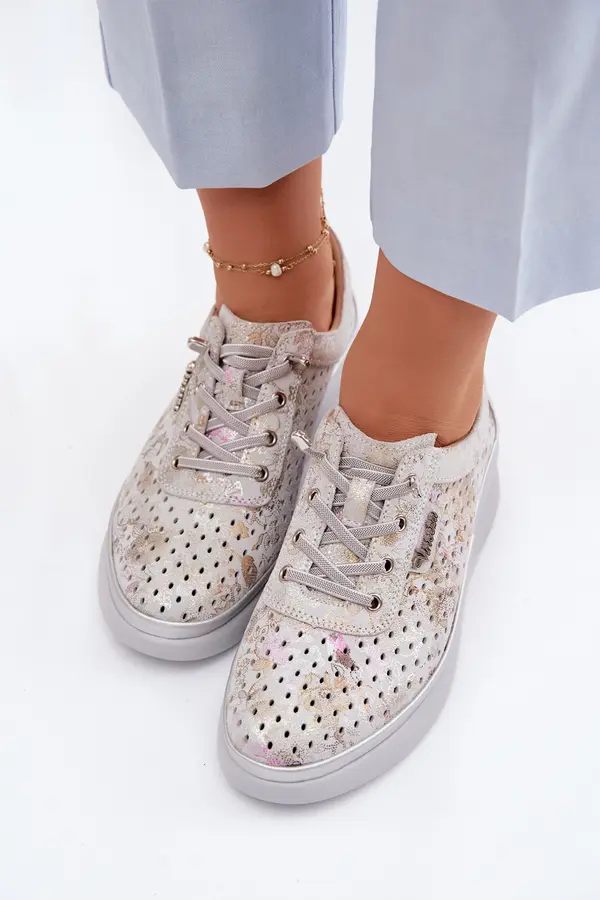 VINCEZA Perforirani semiš mokasini Vinceza