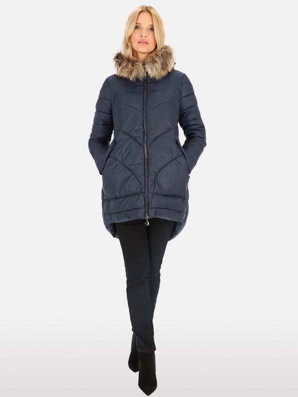 PERSO PERSO Woman's Jacket BLH MK8504 FR Navy Blue