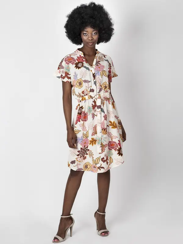 PERSO PERSO Woman's Women's dress with short kimono sleeves