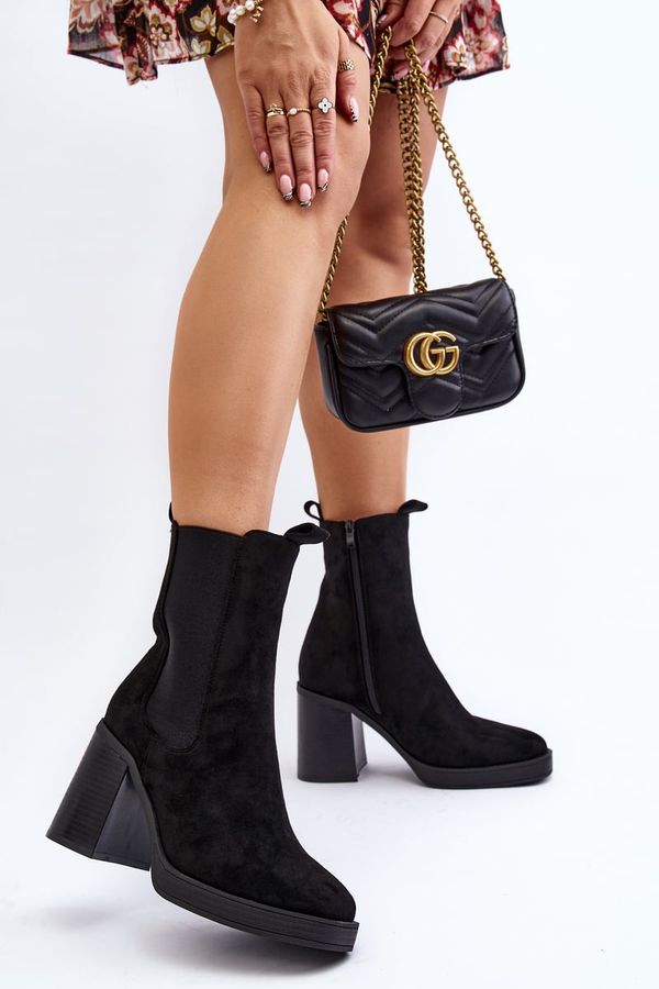 PG2 PG2 Women's platform and heel ankle boots in beige Stelares