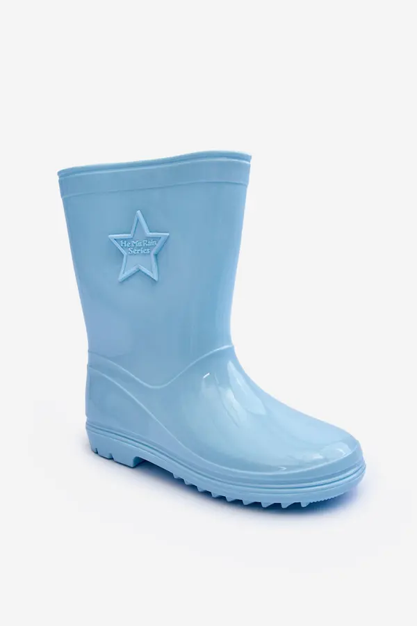 Boto PG3 Child's Rubber Boots Light Blue Malvi