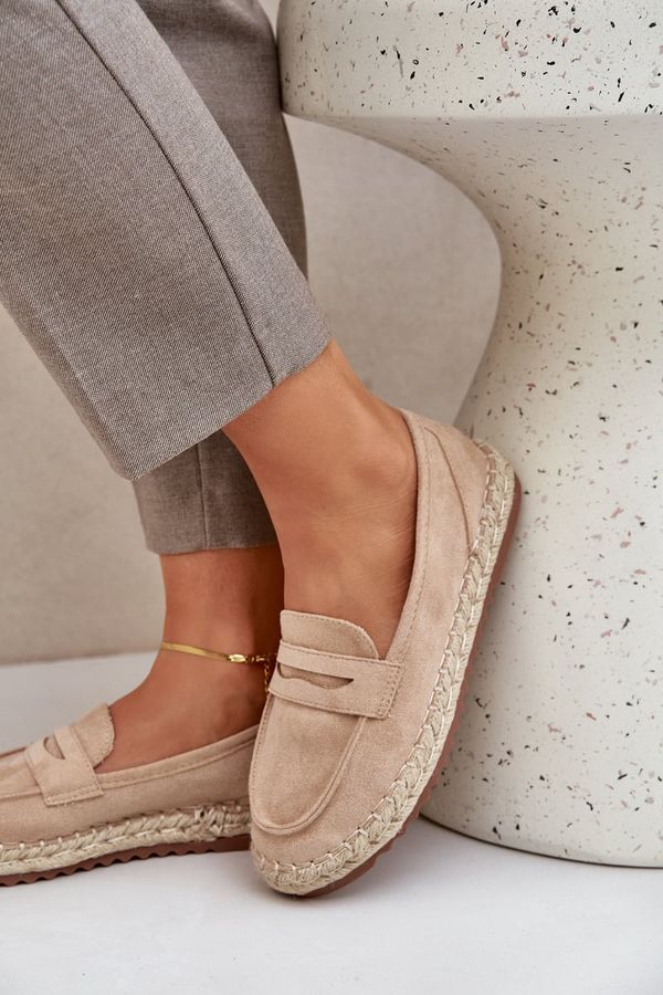 PH2 PH2 Women's espadrilles with jute weaving on flat sole beige Shilova