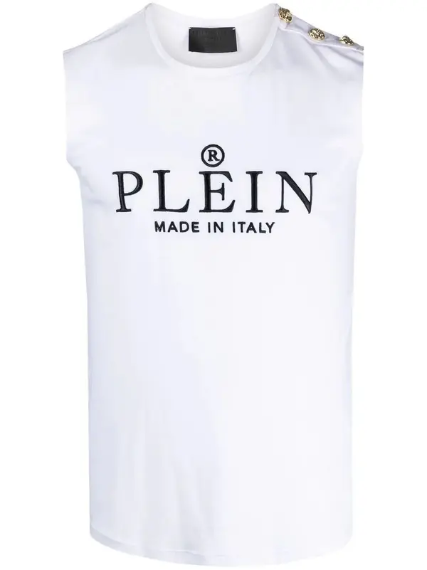 Philipp Plein Philipp Plein bel top brez rokavov