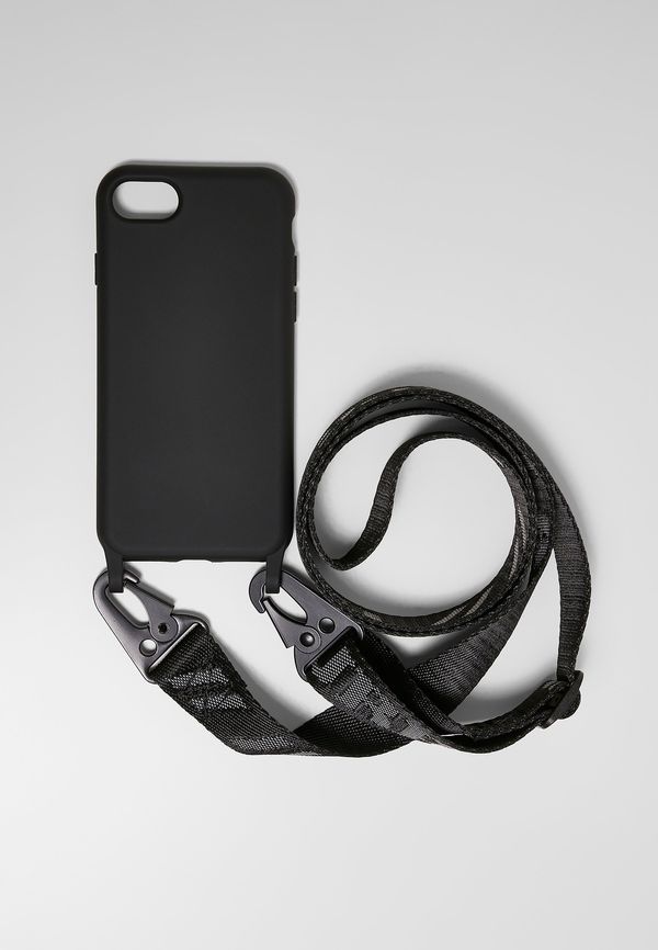 Urban Classics Accessoires Phone Case with Logo Strap I Phone 6/7/8 Black