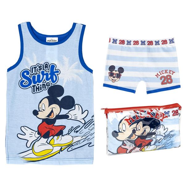 MICKEY PIJAMA TIRANTES SINGLE JERSEY NECESER MICKEY