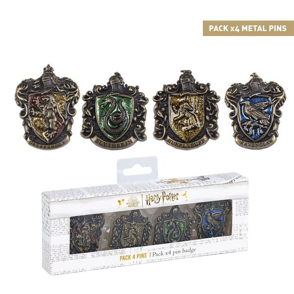 HARRY POTTER PIN PACK X4 HARRY POTTER