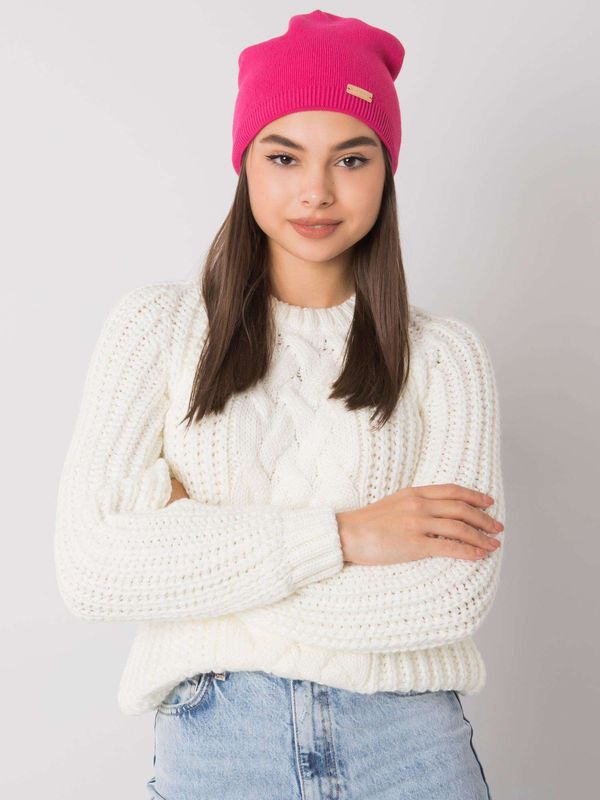 Fashionhunters Pink beanie RUE PARIS