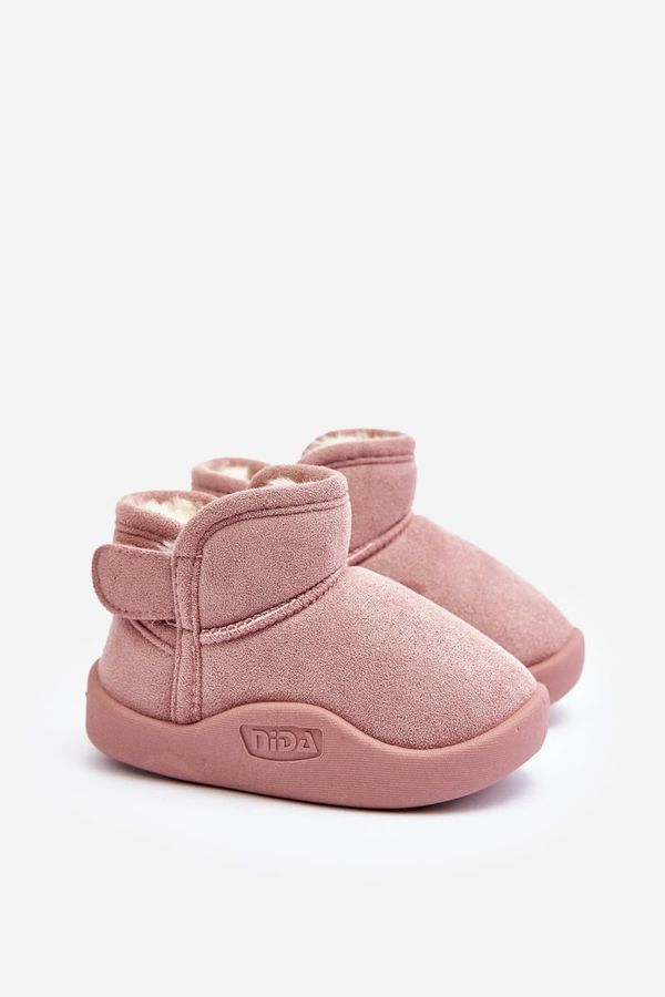 Kesi Pink Benigna children's snow boots lined with fur