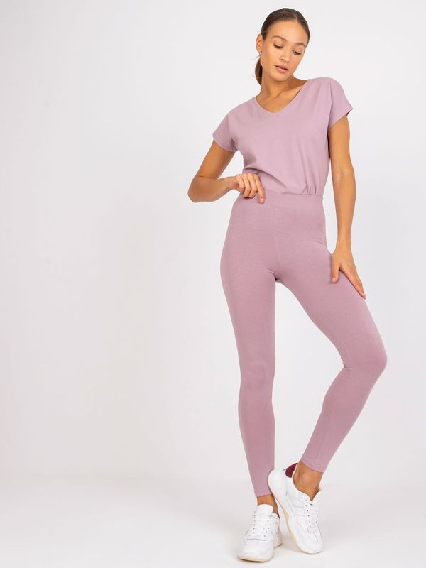 Fashionhunters Pink Brigitte basic leggings