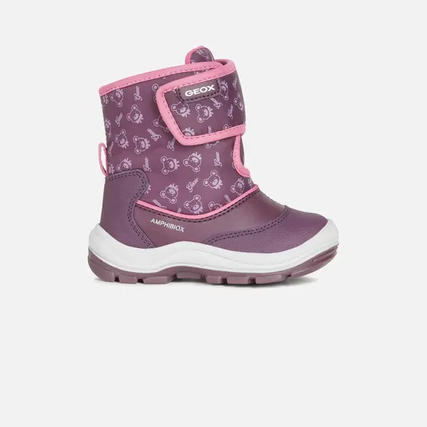 GEOX Pink Girls' Ankle Boots Geox Flanfil ABX - Girls