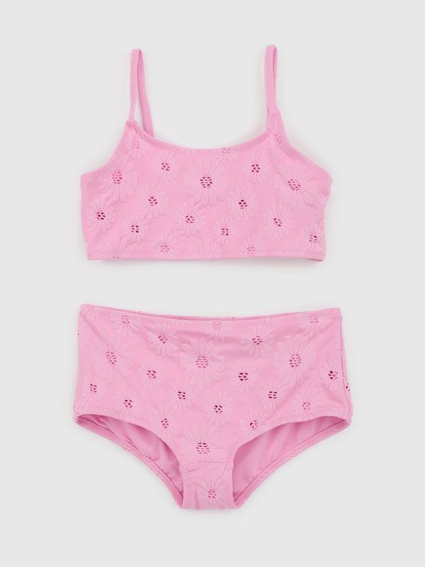 GAP Pink Girls' Floral Two-Piece Swimsuit GAP