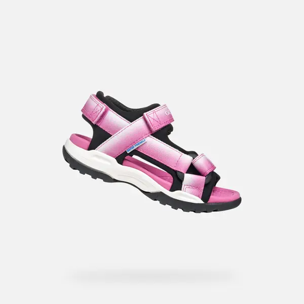 GEOX Pink Girls' Sandals Geox Borealis - Girls