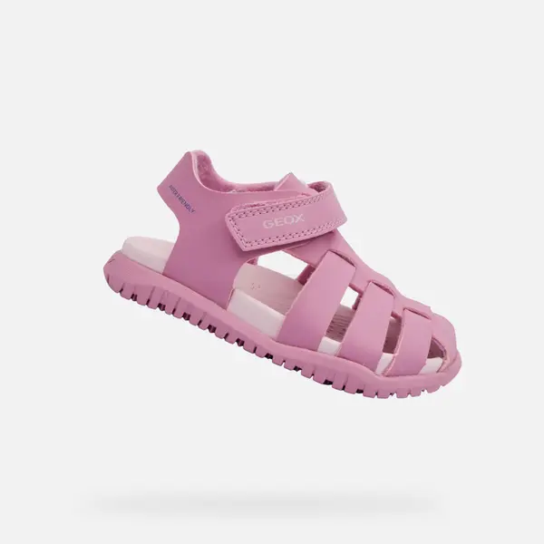 GEOX Pink Girls' Sandals Geox Fusbetto - Girls