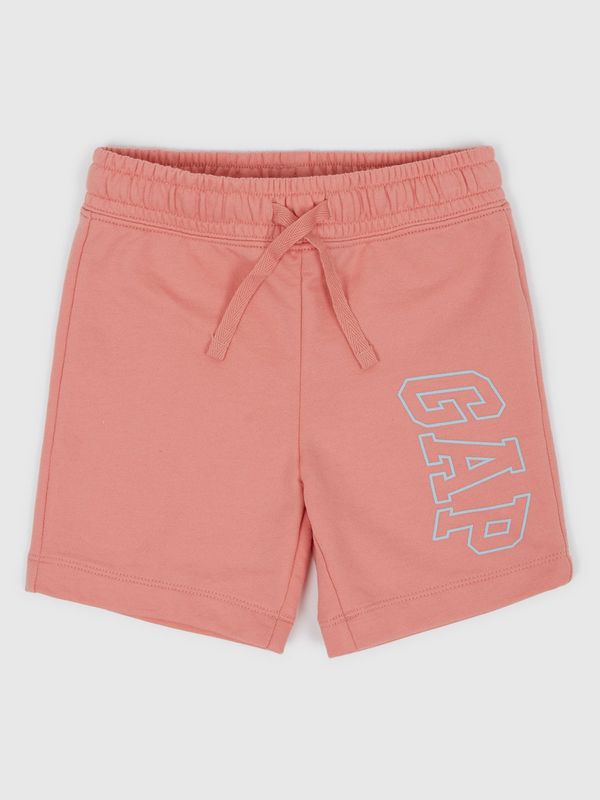 GAP Pink girls' shorts with GAP logo