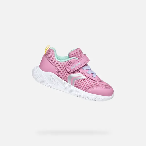 GEOX Pink Girls Sneakers Geox Sprintye - Girls