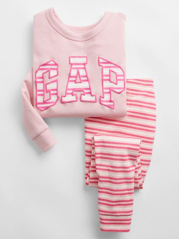 GAP Pink Girls' Striped Pajamas GAP