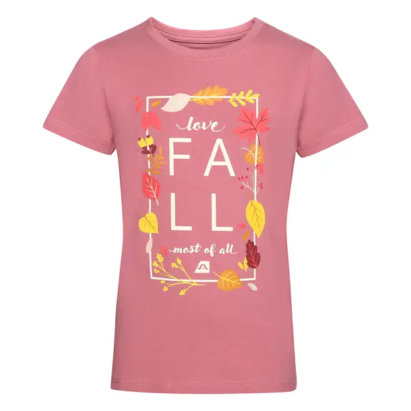ALPINE PRO Pink Girls' T-Shirt ALPINE PRO Moobo