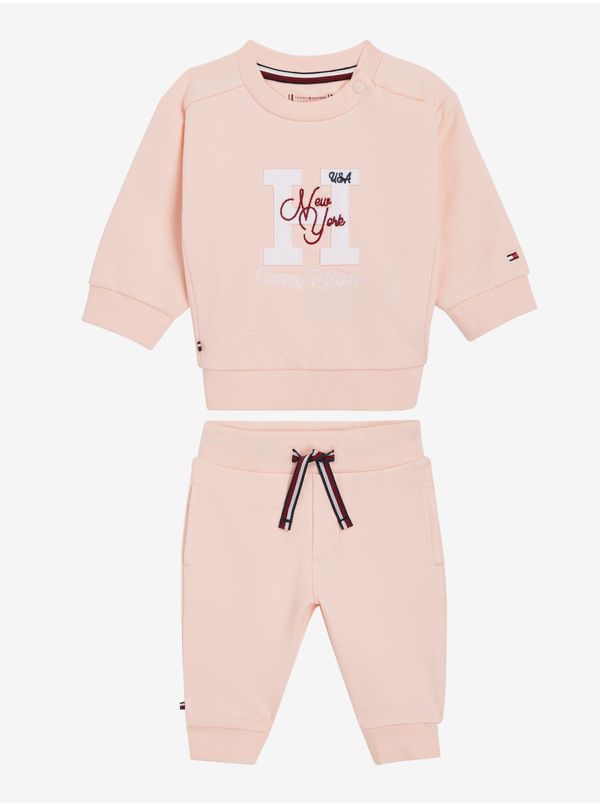 Tommy Hilfiger Pink Girls' Tracksuit Tommy Hilfiger - Girls