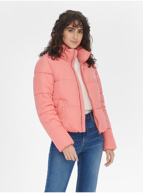 JDY Pink Quilted Winter Jacket JDY New Erica - Women