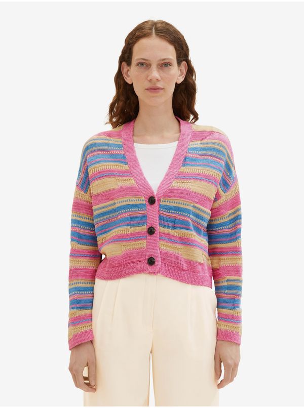 Tom Tailor Pink Women Striped Sweater Tom Tailor - Women