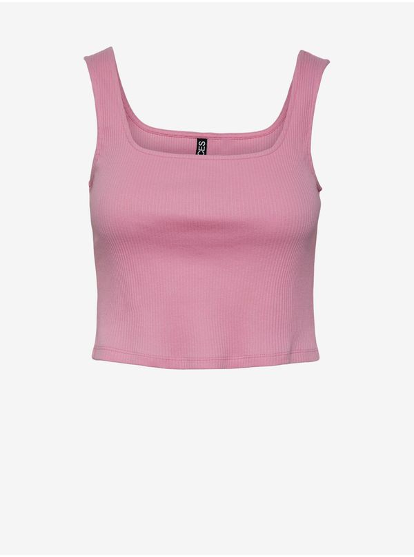 Pieces Pink women's basic tank top Pieces Nukisa - Women