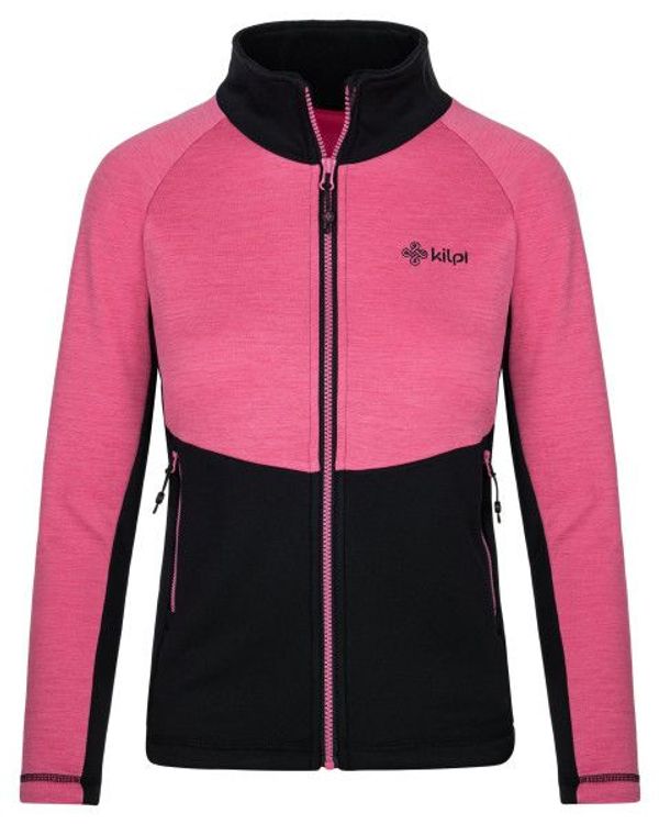 Kilpi Pink women's hooded sweatshirt Kilpi TOMMS-W