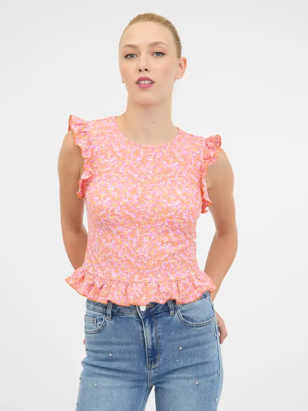 Orsay Pink Women's Short Sleeve T-Shirt ORSAY - Women's
