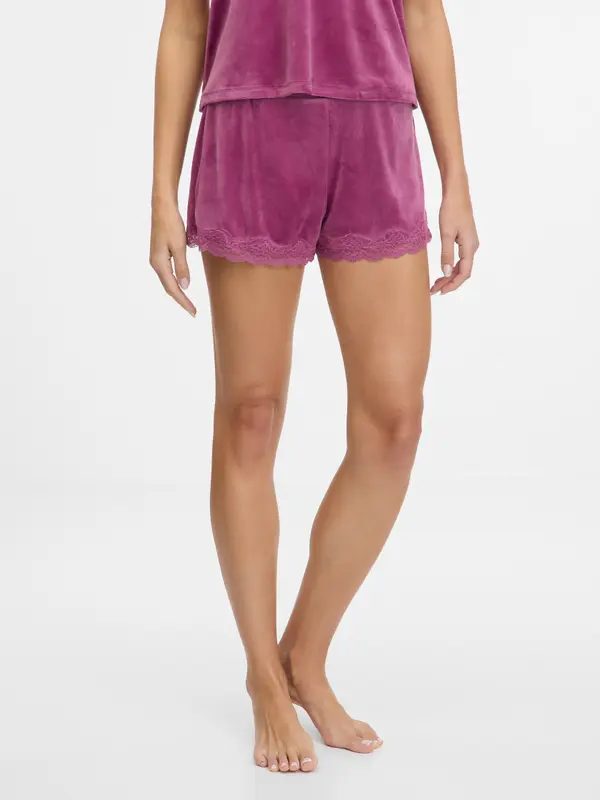 Orsay Pink Women's Suede Pajama Shorts ORSAY - Women's