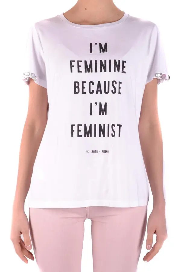 Pinko Pinko bela majica s potiskom