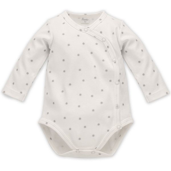 Pinokio Pinokio Kids's Hello Buttoned Longsleeve Bodysuit