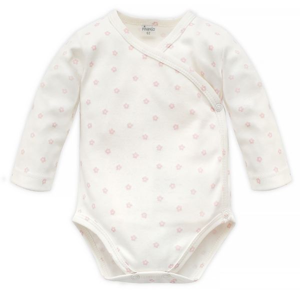 Pinokio Pinokio Kids's Lovely Day Rose Wrapped Longsleeve Bodysuit