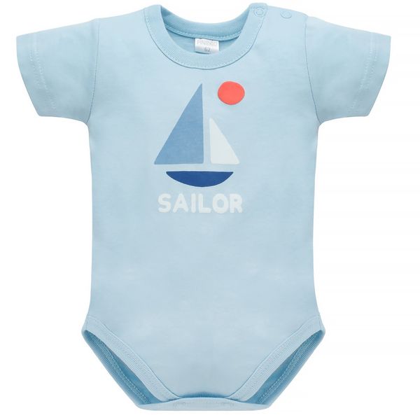 Pinokio Pinokio Kids's Sailor Bodysuit Shortsleeve /Print