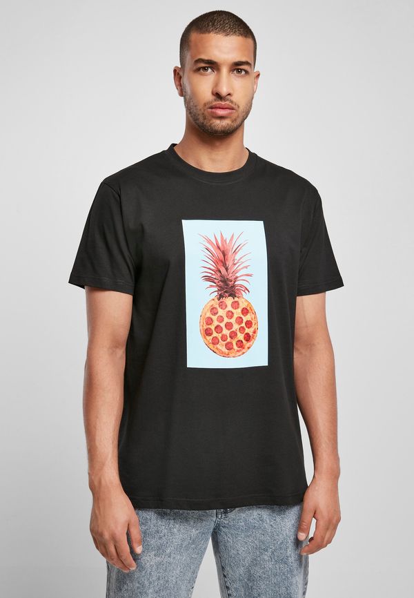 Mister Tee Pizza Pineapple Tee black