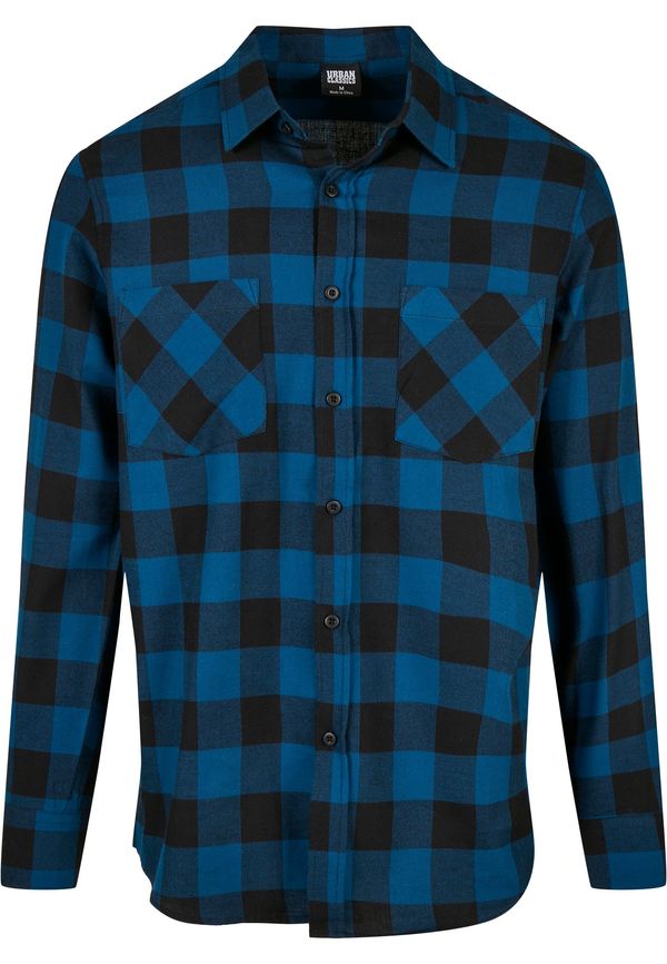 UC Men Plaid Flannel Shirt Blue/Black