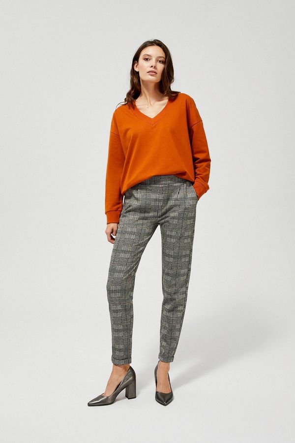 Moodo Plaid trousers - beige