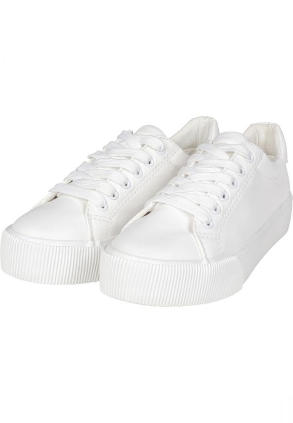 Urban Classics Shoes Plateau Sneaker White