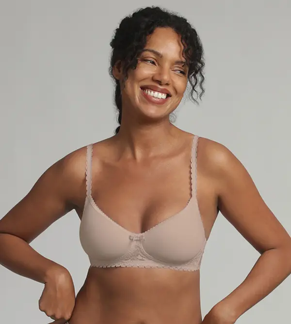 Playtex PLAYTEX WIREFREE PADDED BRA - Women's underwire bra - nude