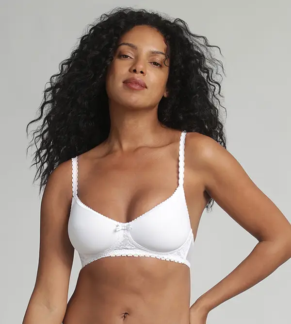 Playtex PLAYTEX WIREFREE PADDED BRA - Women's underwire bra - white