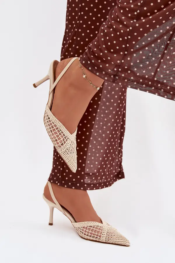 Boto Pleteni sandali s peto Boto