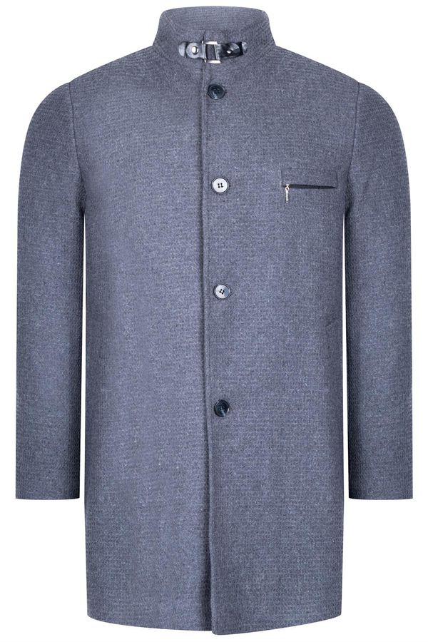 dewberry PLT8367 DEWBERRY MENS COAT-DARK FLAT GREY